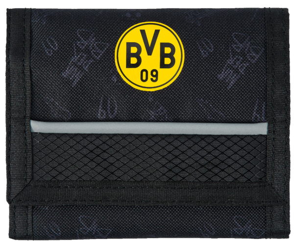 Borussia Dortmund - Geldbeutel allover schwarz Kids